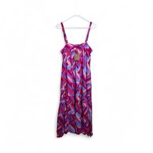Abel The Label Printed Tiered Maxi Dress